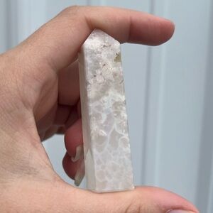 Flower Agate Crystal Tower